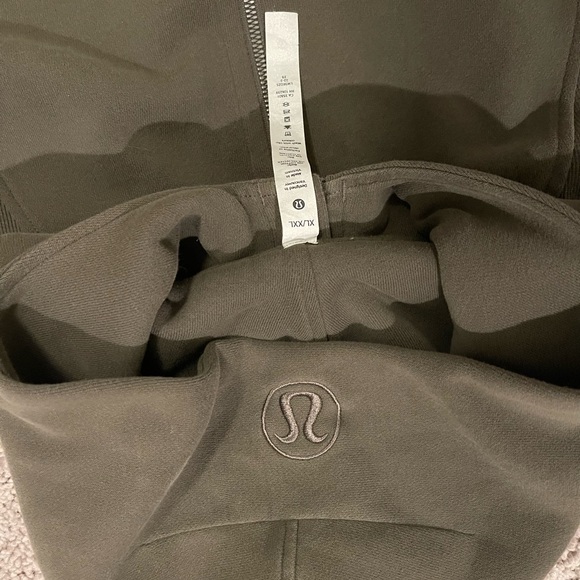 Lululemon Scuba Full Zip Hoodie Carob Brown Size XL - Picture 3 of 3
